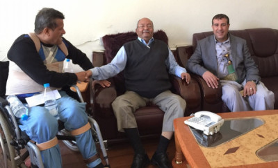 نائب المدير التنفيذي للصندوق يطلع على سير العمل ...