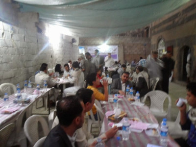 "رعاية وتأهيل المكفوفين" تقيم مأدبة إفطار جماعي